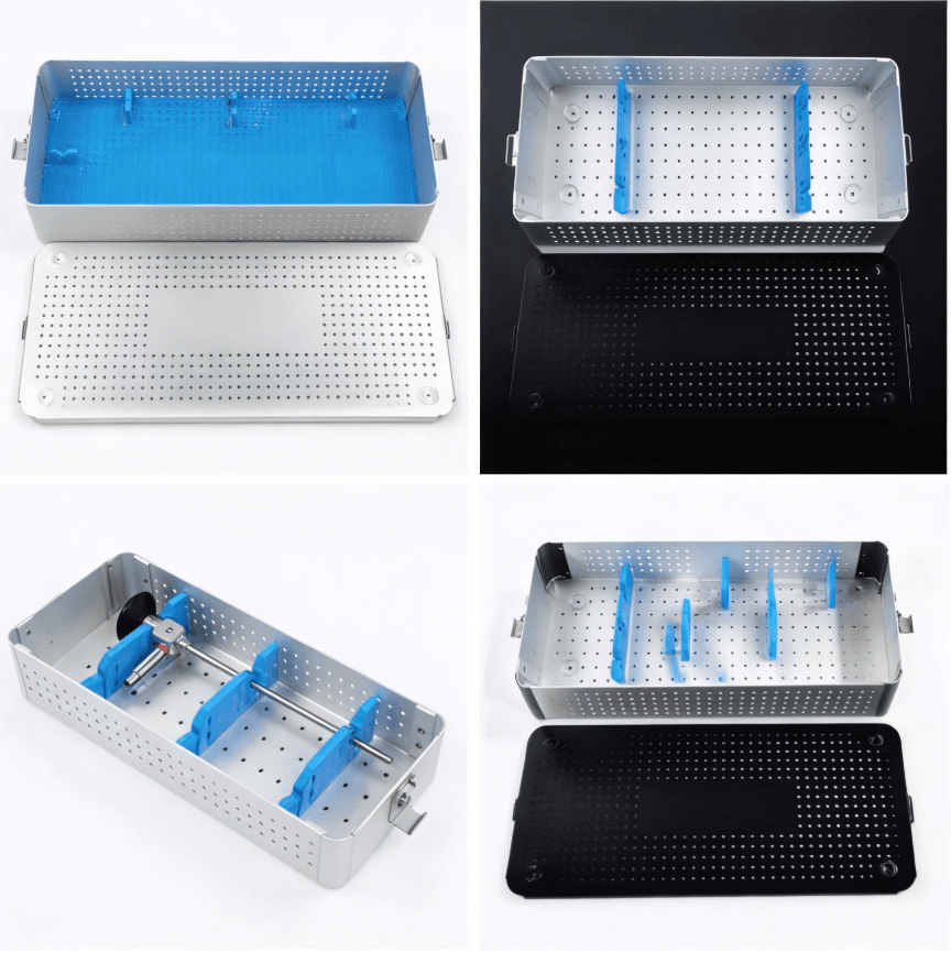 Aluminum Surgical Instrument Tray